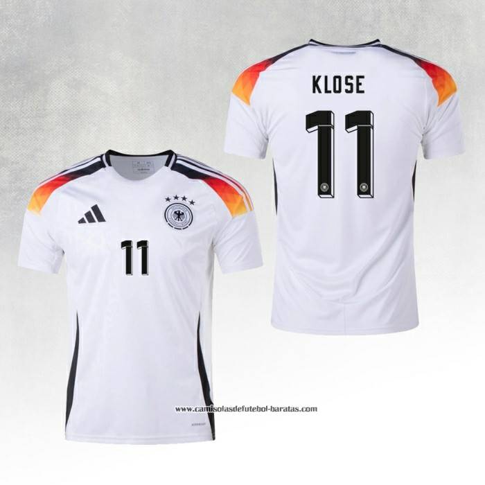 Camisola 1º Alemanha Jogador Klose 2024